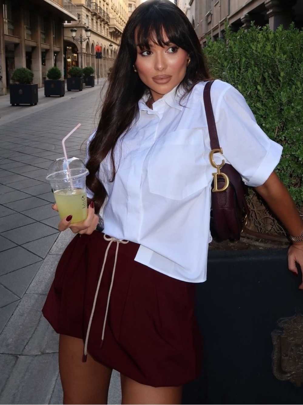 Zara Balloon Mini Skirt